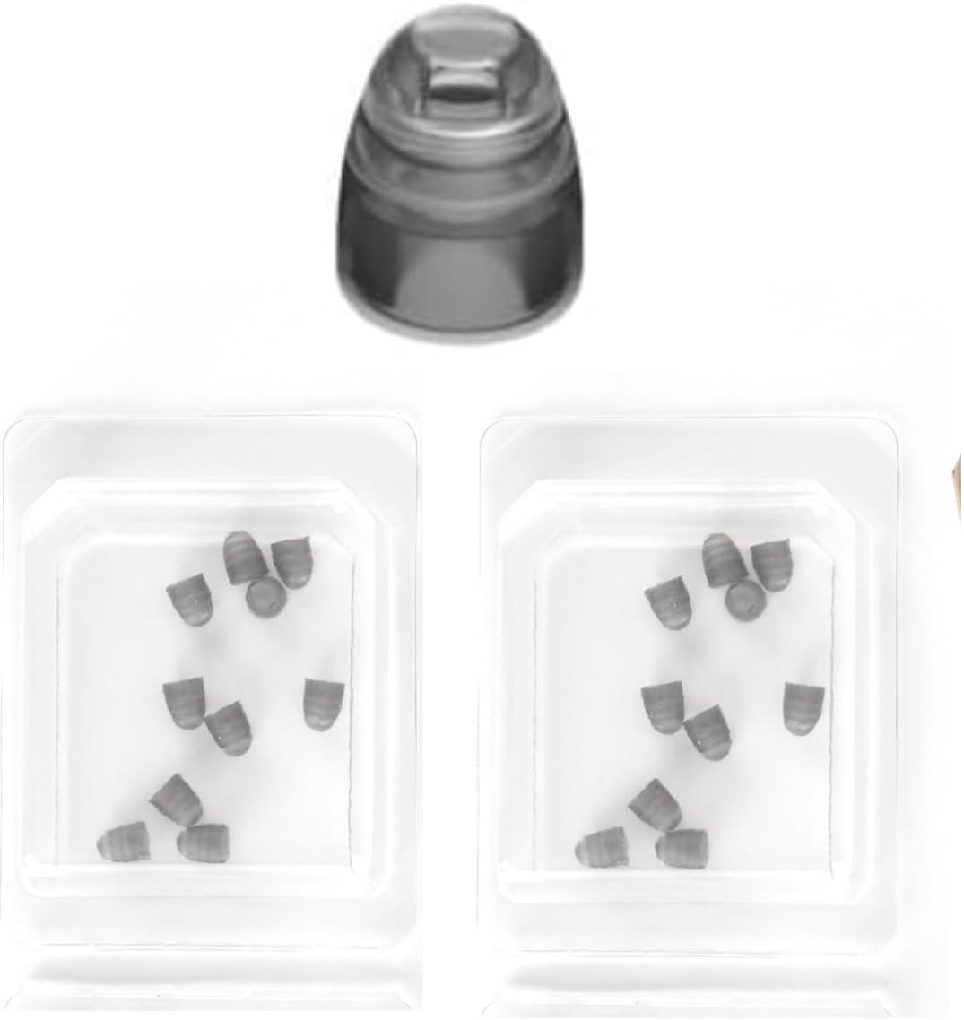 Phonak Hearing Aid Domes,20 pcs Phonak Vented 4.0 Hearing Aid Domes Hearing Aids Domes for Phonak Audeo Marvel Paradise Lumity Accessory (Vented 4.0 Dome Large 0.43inch=11mm)