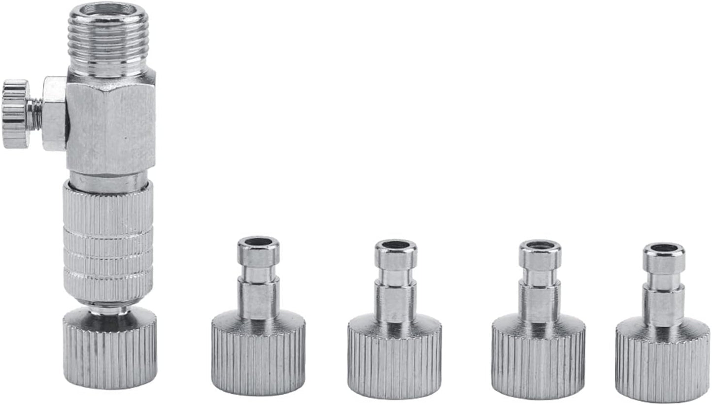 Harder and Steenbeck airbrush,Harder Steenbeck Airbrush Quick Connect,Disconnect Adapter Airbrush Air Horse Quick Connecter Set 1/8'' Fittings Part with 4 Fittings