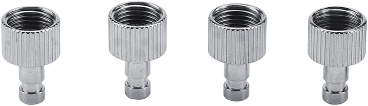 Harder and Steenbeck airbrush,Harder Steenbeck Airbrush Quick Connect,Disconnect Adapter Airbrush Air Horse Quick Connecter Set 1/8'' Fittings Part with 4 Fittings