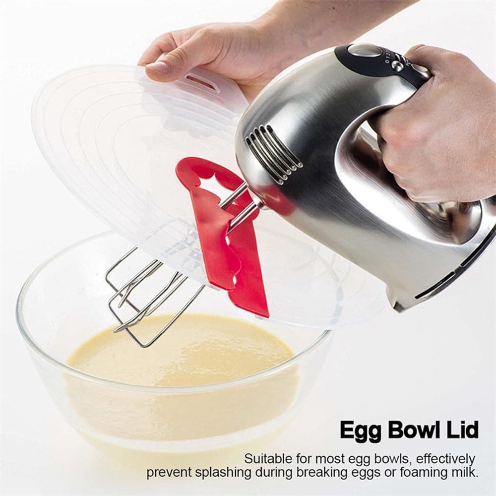 Splatter Guard,Splash Cover for Mixing Bowl, Splatter Guard for Mixer, Mixing Bowl Splatter Guard Splash Guard for Mixer for Egg Bowl Whisk Cooking Kitchen Tool