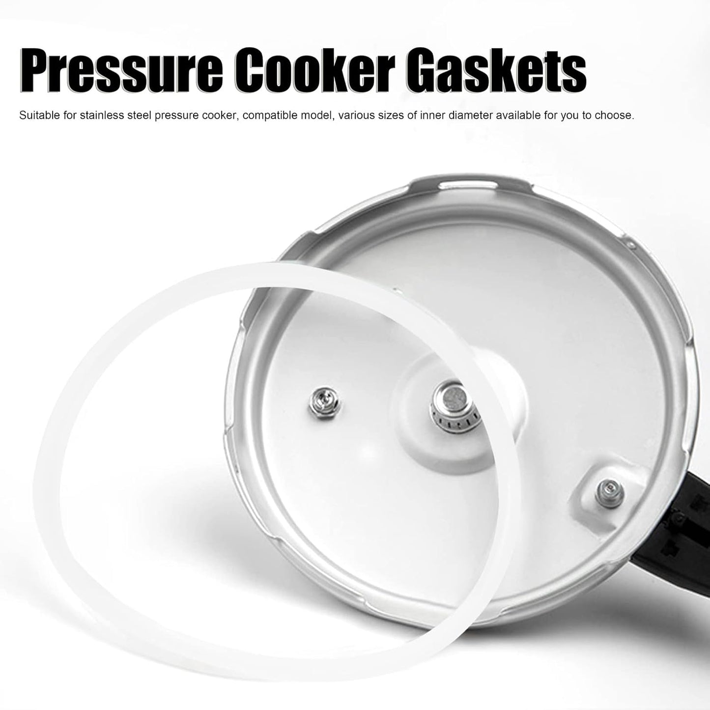 Silicone Sealing Ring, Sealing Ring Pressure Cooker Sealing Ring Silicone O Ring Replacement Accessory for Pressure Cooker (26cm/10.24in)