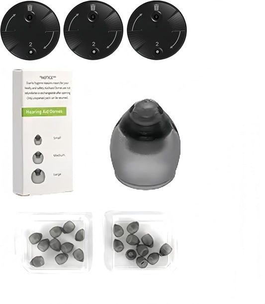 3 Pcs/24 Cerushield Disk v2.0 098-0445 for Phonak,Phonak Vented 4.0 Hearing Aid Domes Small Size 20 pcs(0.29inch=7.5mm)