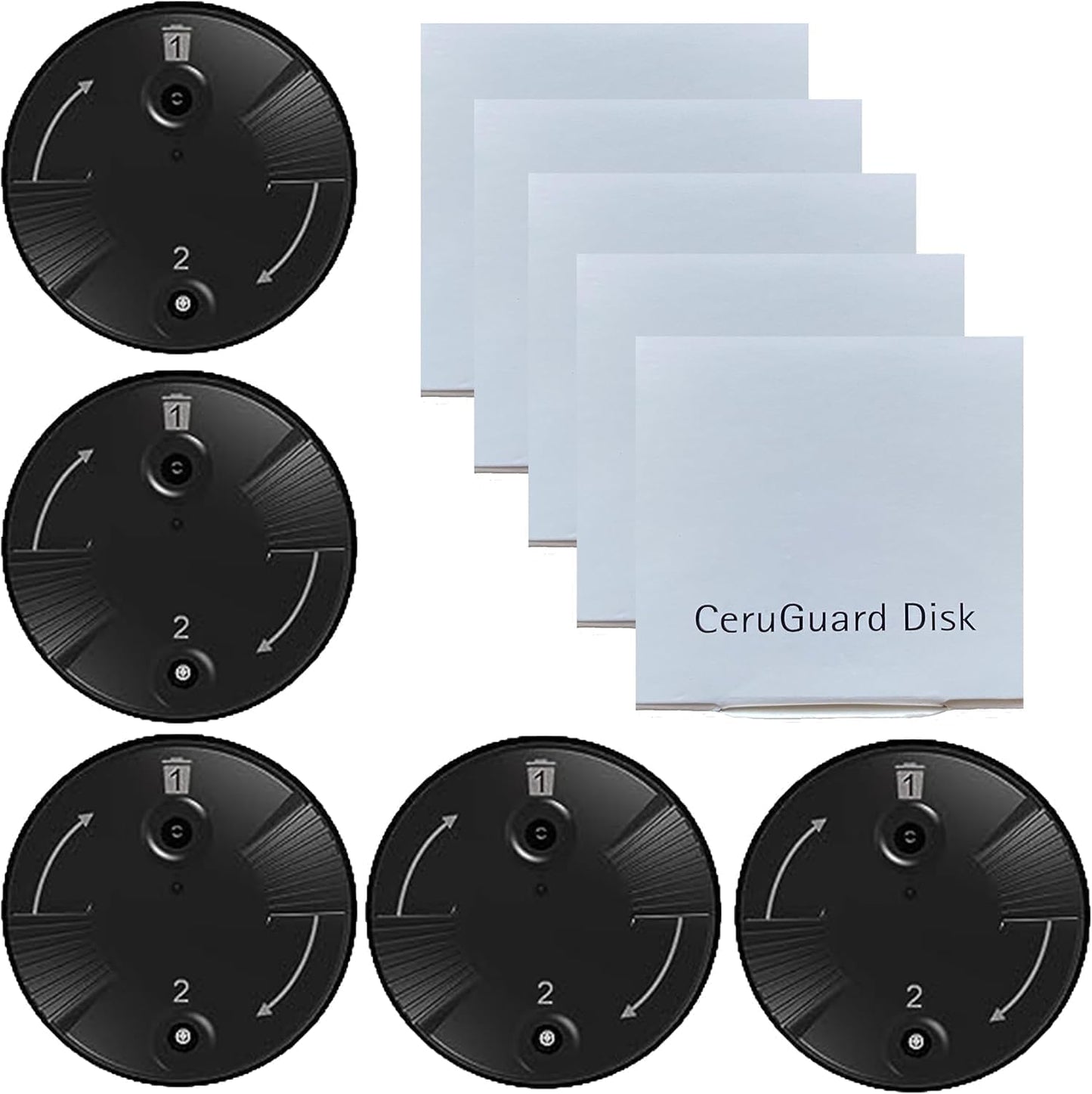 Cerushield Disk v2.0 098-0445 for Phonak,3 pack/24 pcs Hearing Aid Filters Hearing Aid Wax Guards Phonak Hearing Aid Accessories(40 Filters)