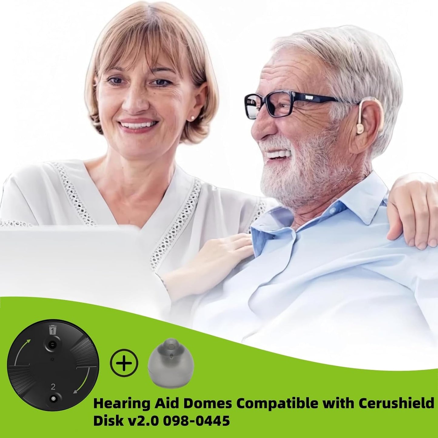 Phonak Hearing Aid Domes Ideal for Mild Hearing Loss Compatible Comfortable Silicone for Small Ear Size 4.5mm0.18inch (20 pcs, Cap 4.0 Dome XSmall)