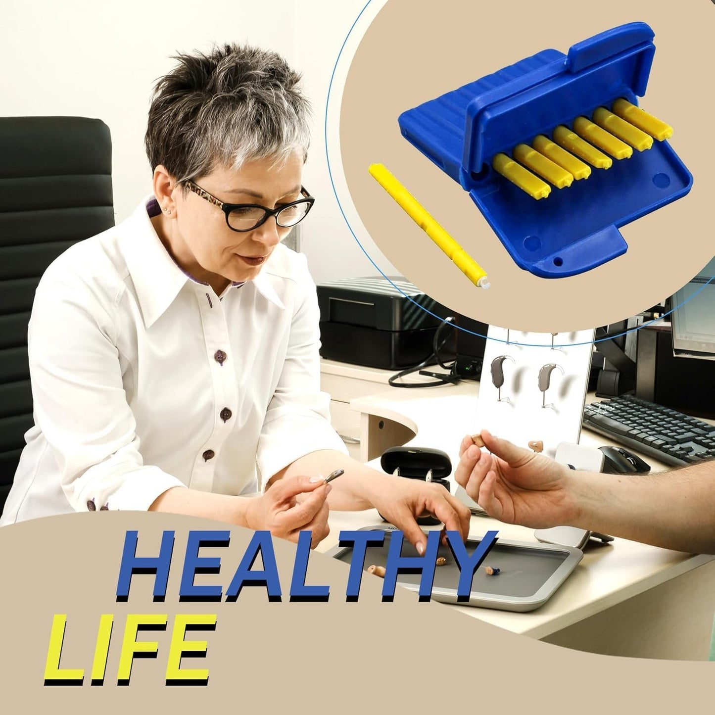 Starkey Hear Clear Hearing Aids Wax Guards Filters Hearing Aid Wax Guard Filter for Starkey