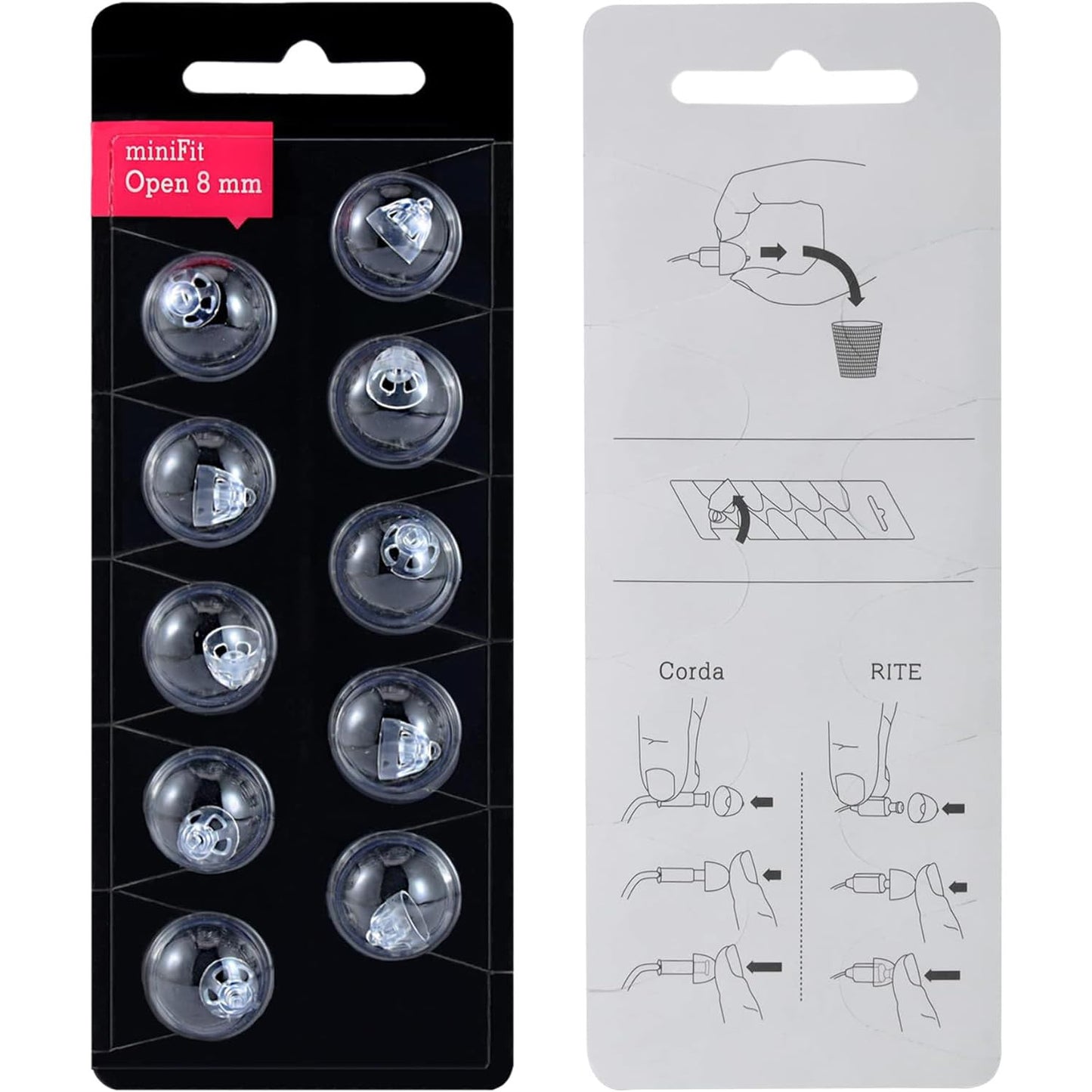 Hearing Aid Domes for Oticon Replacements,Oticon MiniFit Open Dome Oticon Hearing Aid Domes Universal Domes for Oticon Hearing Aid Supplies (8cm)